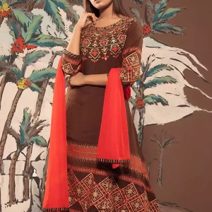 Screen Printed Shalwar Kameez