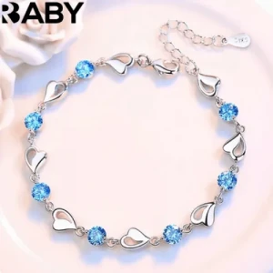 URBABY 925 Sterling Silver Bracelet Jewelry For Women